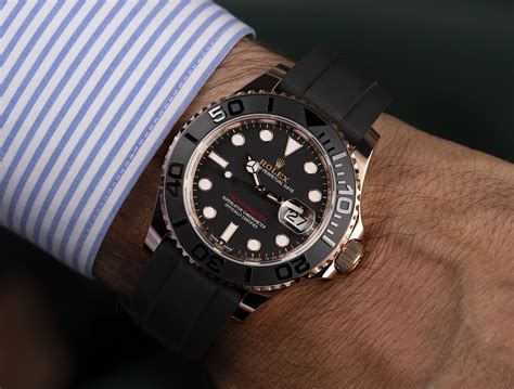 rolex yacht master rose gold rainbow|rolex yachtmaster for sale.